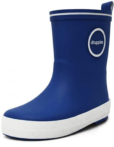 Druppies Regenlaarzen Kinderen - Donkerblauwe Rubber Laarzen - Meisjes - Jongens - Fashion - Maat 22
