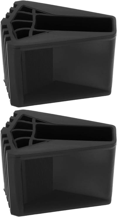 Dailygoods - 2 Ladder Voethoezen voor Krause Ladder - Rubber Bescherming voor Vloeren