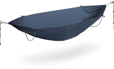 Ultralichte Dubbele Hangmat 270x140 cm met Kantelbeveiliging - Compact en Perfect voor Kamperen, Wandelen en Picknicken