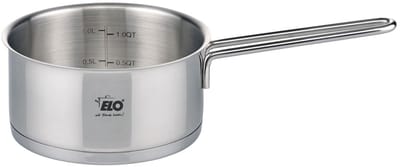 Roestvrijstalen steelpan 16 cm inhoud 1,3 liter Elo Citrin