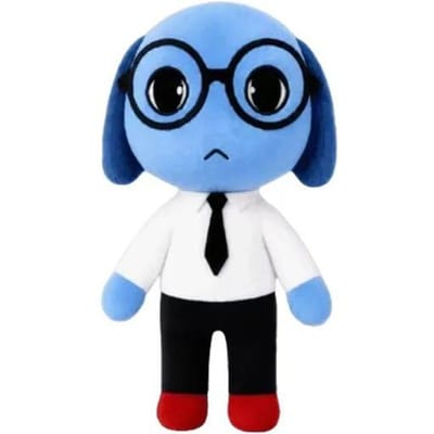 Horror Dierenziekenhuis Pluche Speelgoed Blauwe Hond Zacht Gevuld Cartoon Pop Verzamelaar Voor Volwassen Fans Woondecoratie Knuffelbaar Cadeau