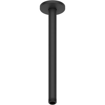 Duravit Douchearm 30 cm Plafondmontage Rond Metaal Zwart Mat – Regendouche Arm Universeel 1/2" Aansluiting