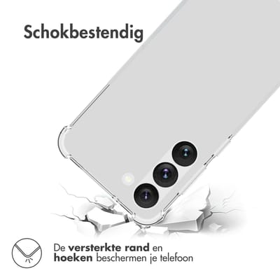 imoshion Hoesje - Geschikt voor Samsung Galaxy S23 - Shockproof Case - Transparant