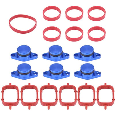 Motorinlaat Diesel Swirl Flap Blanks Reparatiekit Met Spruitstukpakkingen voor BMW 6*22mm