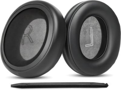 Vervangende Oorkussens voor Over-Ear Hoofdtelefoons met Zacht Kunstleer en Geluidsisolatie - Zwart, Geschikt voor A70 A71 Modellen