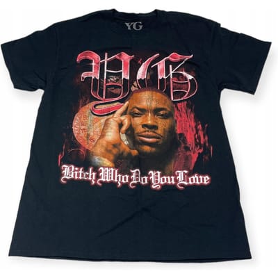 Koszulka T-shirt męska okrągły dekolt SPENCER'S NADRUK M brown