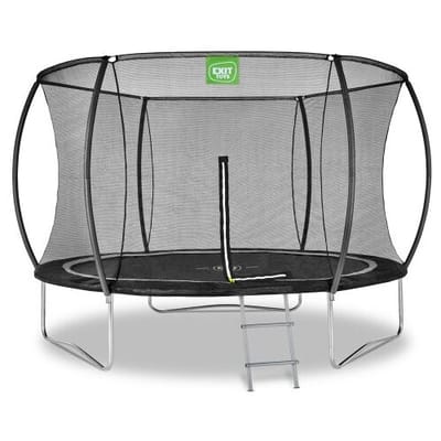 EXIT Black Edition Trampoline ø305cm - Op Poten - Rond - Trampoline Buiten - Voor Kinderen - Zwart
