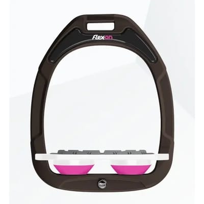 Plaatschaar met Grip Bruin/Wit/Roze Flex-On Green Composite