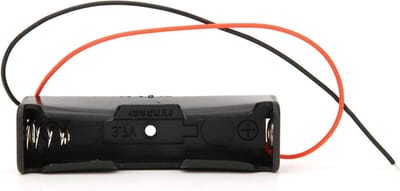 Batterijhouder - Batterijbox Houder - Energie Besparen - Lage Weerstand - 7.6 x 2 x 1.8 cm - Zwart