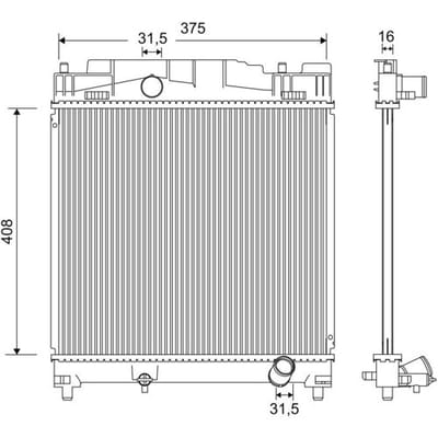 Radiateur VALEO 701199