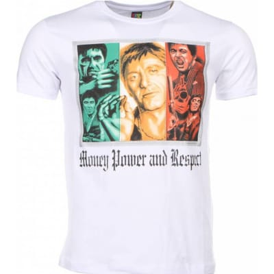 Local Fanatic T-shirt scarface money power respect print