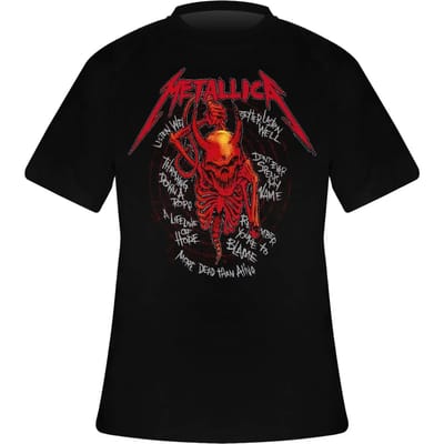 Metallica T-shirt - Skull Screaming Red 72 Seasons - S tot 5XL - voor Mannen - zwart