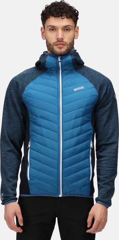 De Regatta Andreson VI Hybrid jas - outdoorjas - heren - lichtgewicht - waterafstotend - Lichtblauw