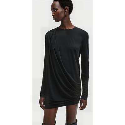 AllSaints Devin Dress Black Maat: 2 | Mini Jurken Outlet | Dames | Zwart