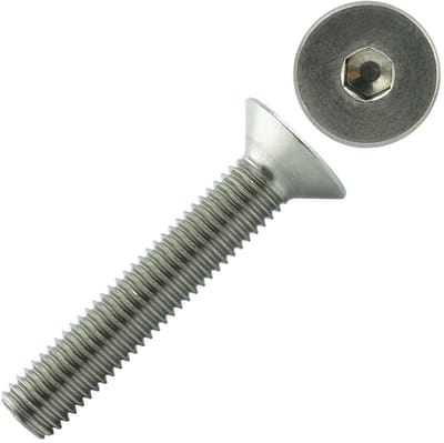 Verzonken Kopschroeven M5 x 40 mm Roestvrij Staal A2 (50 stuks)