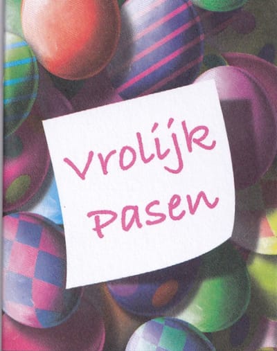 Bloemenkaartjes - 25 Stuks - Mini Kaartjes - 5 x 6,5 cm - Bloemist - Kadootjes - Vrolijk Pasen - JK-274