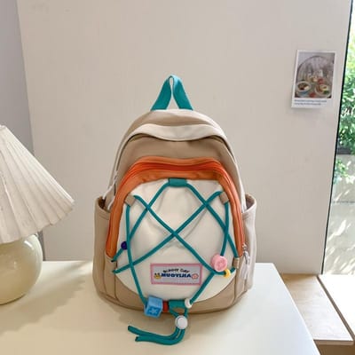 College Stijl Contrast Kleine Schooltas Japans Ins Schattig Klein Fris Niche Mini Mori Meisje Rugzak .