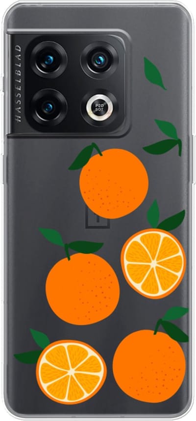 Case Company® - Hoesje geschikt voor OnePlus 10 Pro hoesje - Will you be my clementine - Soft Cover Telefoonhoesje - Bescherming aan alle Kanten en Schermrand