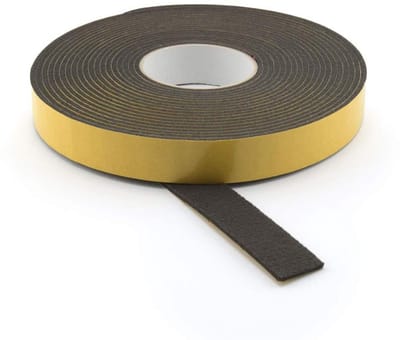 Zelfklevend Viltband - Viltstrips Rol - Meubels Beschermen - Op Maat Te Knippen - 3mm Dik 25mm Breed - Zwart Bruin