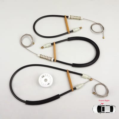 BWR1212 Kit de Réparation de Lève-Vitre Électrique Avant Droit pour BMW Série 5 E60 E61 2003-2010 4/5 Portes 51337184384