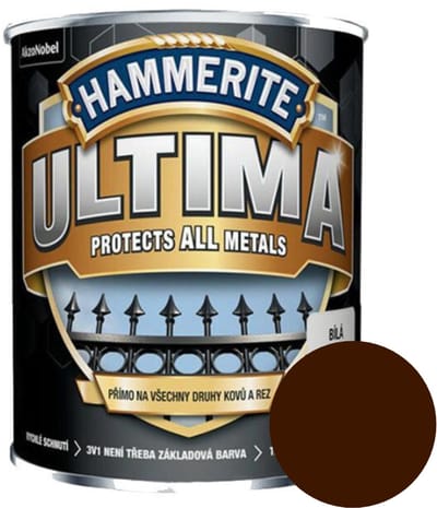 Hammerite ULTIMA 0,75, donkerbruin mat