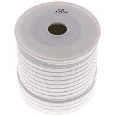 7x2.5 mm PTFE-vlakafdichtingsband 25 m