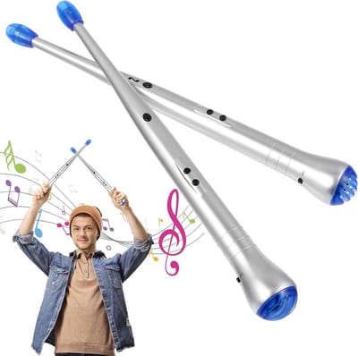 JGS Premium - Elektrische drumsticks voor kinderen, met 1 paar, drumstokken, drummen