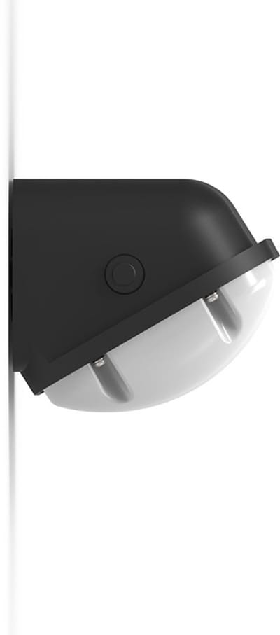 Gevelarmatuur Deca Zwart - Daglichtsensor en noodverlichting