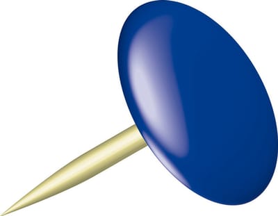punaises Alco Sun 9,5mm messing doos a 100 stuks donkerblauw