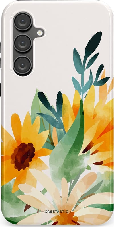 Casetastic Hoesje Geschikt voor Samsung S23 FE - Stijlvolle Beschermende Duo-layer Case - Zomergloed