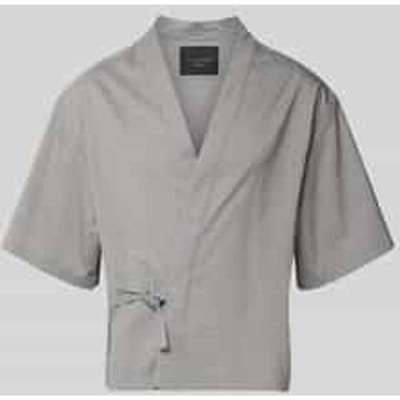 regular fit vrijetijdsoverhemd in wikkel-look