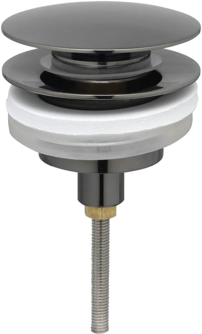 Ben Push Open afsluitbare wastafelplug t.b.v. MSN geborsteld zwart
