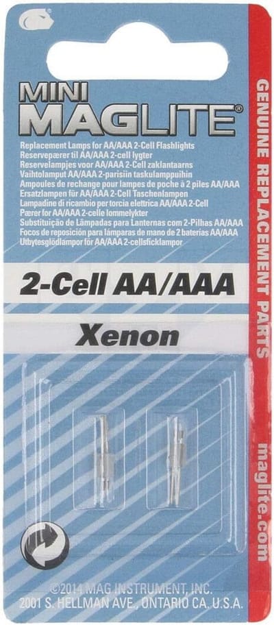 Set van 10 Xenon Lampen voor AA Zaklampen - Krachtige Vervangingslampjes