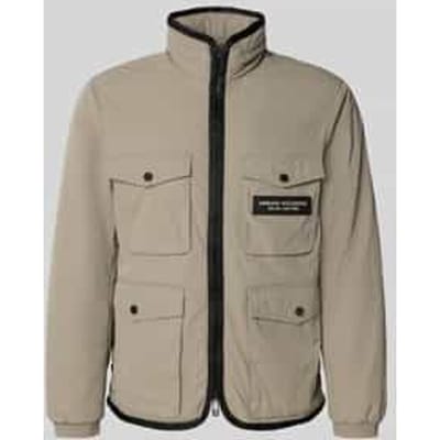 Regular fit jack met opgezette zakken model 'BLOUSON'