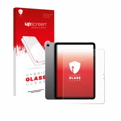 upscreen - Screenprotector voor Apple iPad Air 13" M3 2025 (Voor+Camera) - Folie Beschermfolie Beschermglas transparant