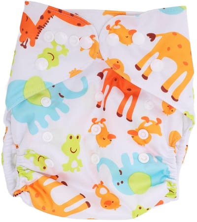 Dailygoods - Herbruikbare Baby-zwemluier - Verstelbare Stoffen Zwemluier - Wasbaar en Verstelbaar - Kleur #-02 - Ideaal voor Peuters en Baby's - Maat...