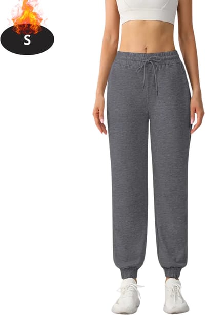 Livano Trainingsbroek Dames - Sportbroek - Trainingsbroek Lang - Trainingspak - Sportkleding - Donkergrijs - S