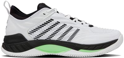 K-SWISS Tennisschoenen Hypercourt Supreme 2 Clay White/black/soft Neon Green Mens 46