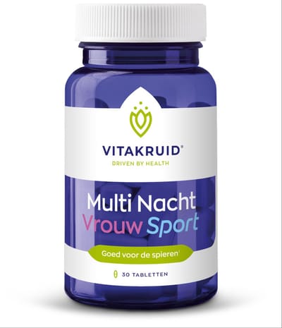 Vitakruid Vrouw Sport Multi Nacht - 30 tabletten