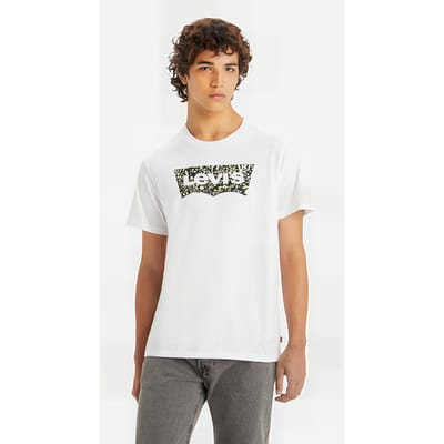 Levi's Graphic Printed T-shirt White Größe: M | Bedruckte T-Shirts Outlet | Herren | Weiß