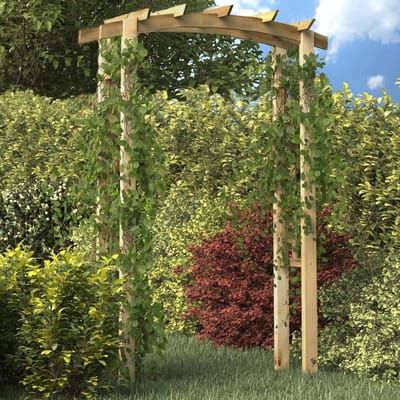 Houten Tuinboog - Rozenboog - Decoratieve Entree - Bestand tegen verrotting - 150 x 60 x 210 cm - Groen