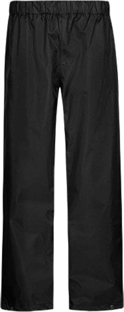 Zwarte ademende regenbroek van Lyngsøe Rainwear XXL