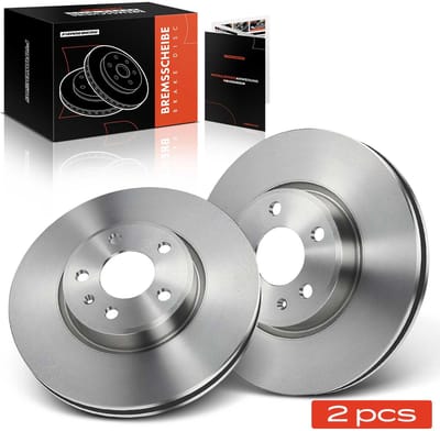 Frankberg 2x remschijf vooras links rechts voor Audi A4 8W2 A5 A6 A7