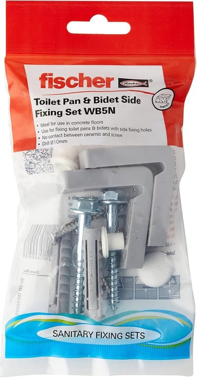 Complete Bevestigingsset voor Vrijstaand Toilet en Bidet - Flexibele Montage