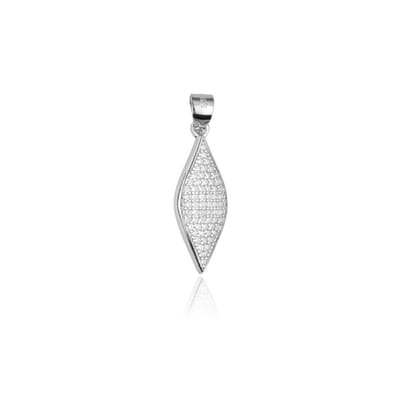 Zilveren Dames kettinghanger met Zirkonia - Dames kettinghanger - Zilver Kettinghanger met Zirkonia - Zilver 925 - Amona Jewelry