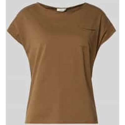 Mouwloos T-shirt van jersey met ronde hals en borstzak voor vrouwen s.Oliver