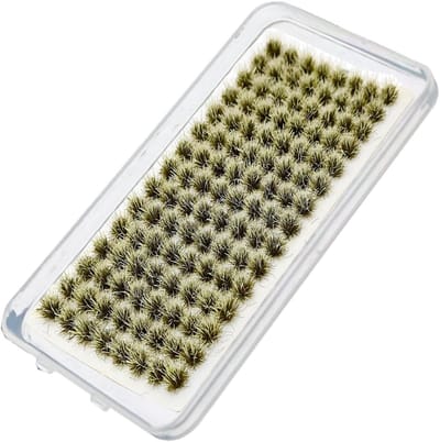 Allecto plus - 120 stuks Tuft Model Gras Statische Gras Tufts Terrein Model Kit Hars - Landschap DIY Gaming Decoratie - Trein Spoorweg Kunstgras Modellering - Natuurlijke Look - Creatief Project - Duurzaam Materiaal.
