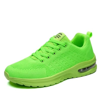 Rode Air Hardloopsneakers Voor Heren Dames Ademend Ultralicht Grote Maat 47 Sportschoenen Heren Outdoor Trailrunning Atletische Schoen 39 green