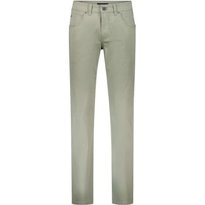Gardeur Broek Bill Fine Pattern Cotton Comfort Stretch Soft Wash-out Effects Khaki / male