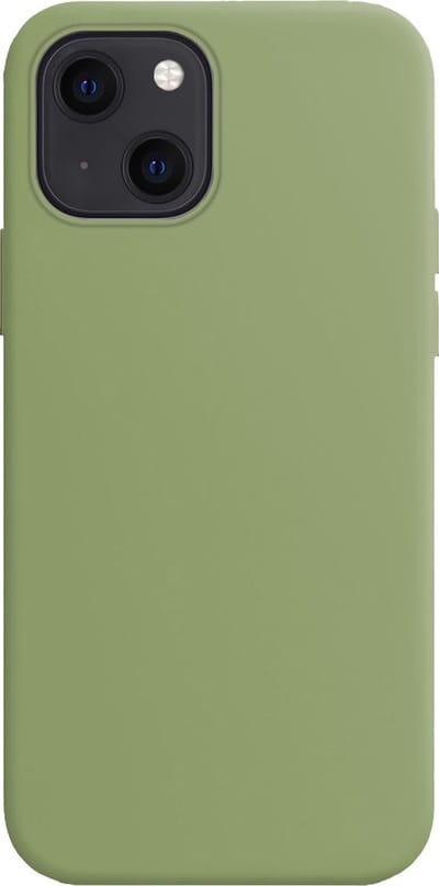 Hoes - Geschikt voor Apple iPhone 13 Mini - Sterk & Shockproof - Hoesje Cover - Siliconen Case - Groen